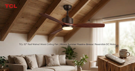 TCL Introduces New Genuine Wood Ceiling Fan Series on Amazon for Modern Homes