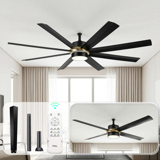 TCL 72 in. 8-Blade Ceiling Fan with Light